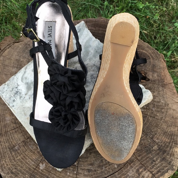 Wedges Steve Madden Satin strap wedges cruise summer - Picture 6 of 7